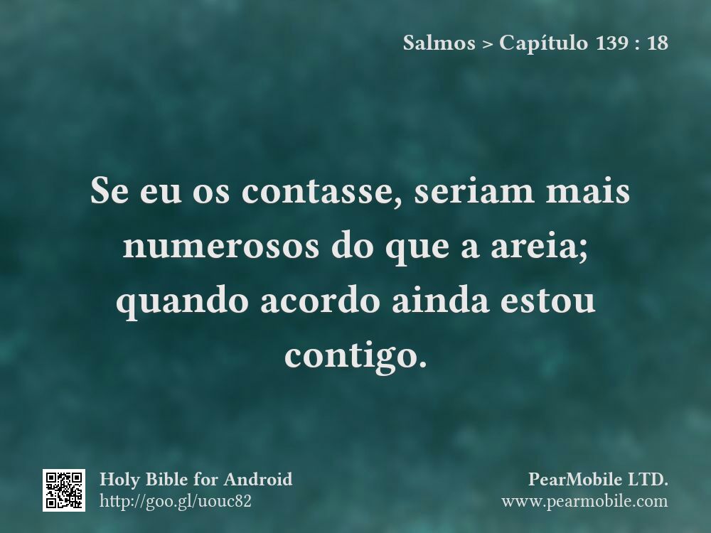 Salmos, Capítulo 139:18